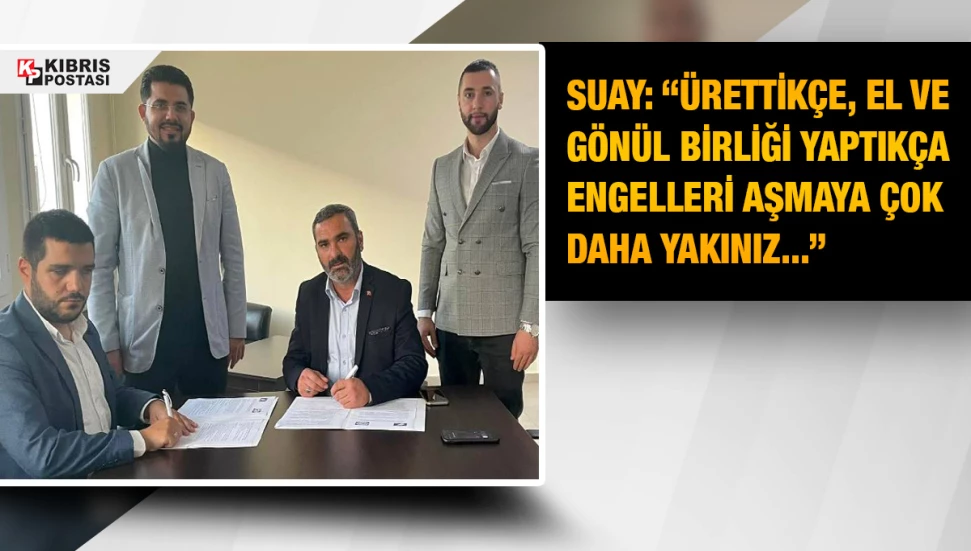 Lefke Yardım ve Halk Derneği ile KİSAV arasında Dostluk ve İş birliği protokolü imzalandı